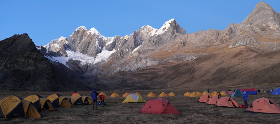 Janca Camp Huayhuash Trek Perú