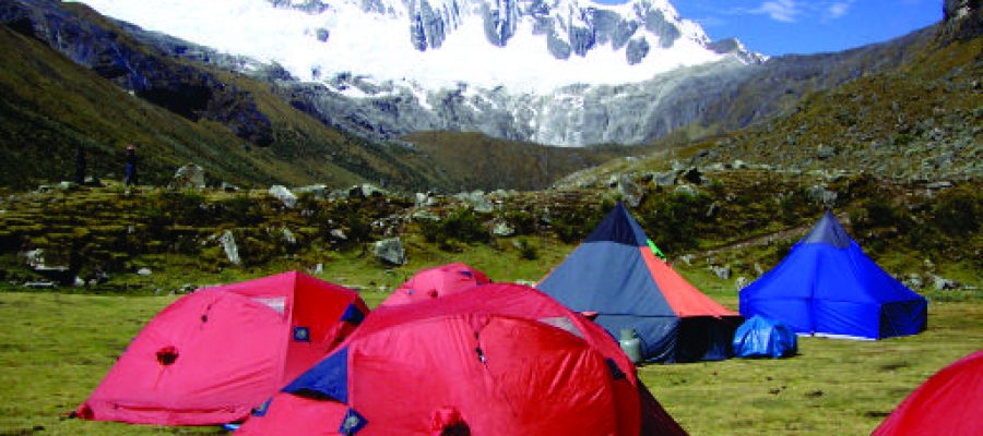 Campamento Taullipampa 4250 msnm, Santa Cruz Trek
